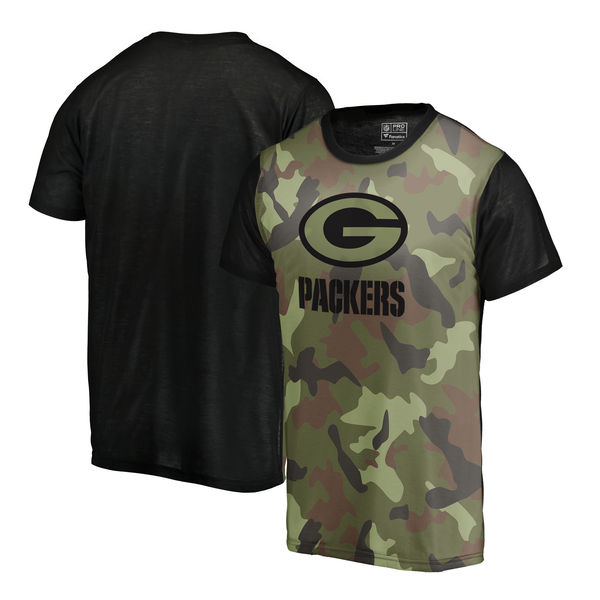 Green Bay Packers Camo NFL Pro Line By Fanatics Branded Blast Sublimated T Shirt