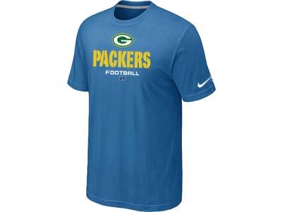 Green Bay Packers Critical Victory light Blue T-Shirt