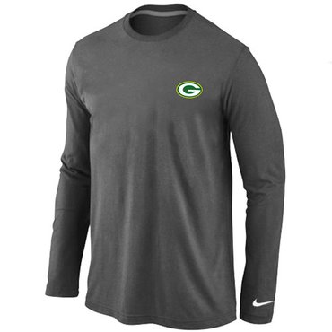 Green Bay Packers Sideline Legend Authentic Long Sleeve T-Shirt D.Grey
