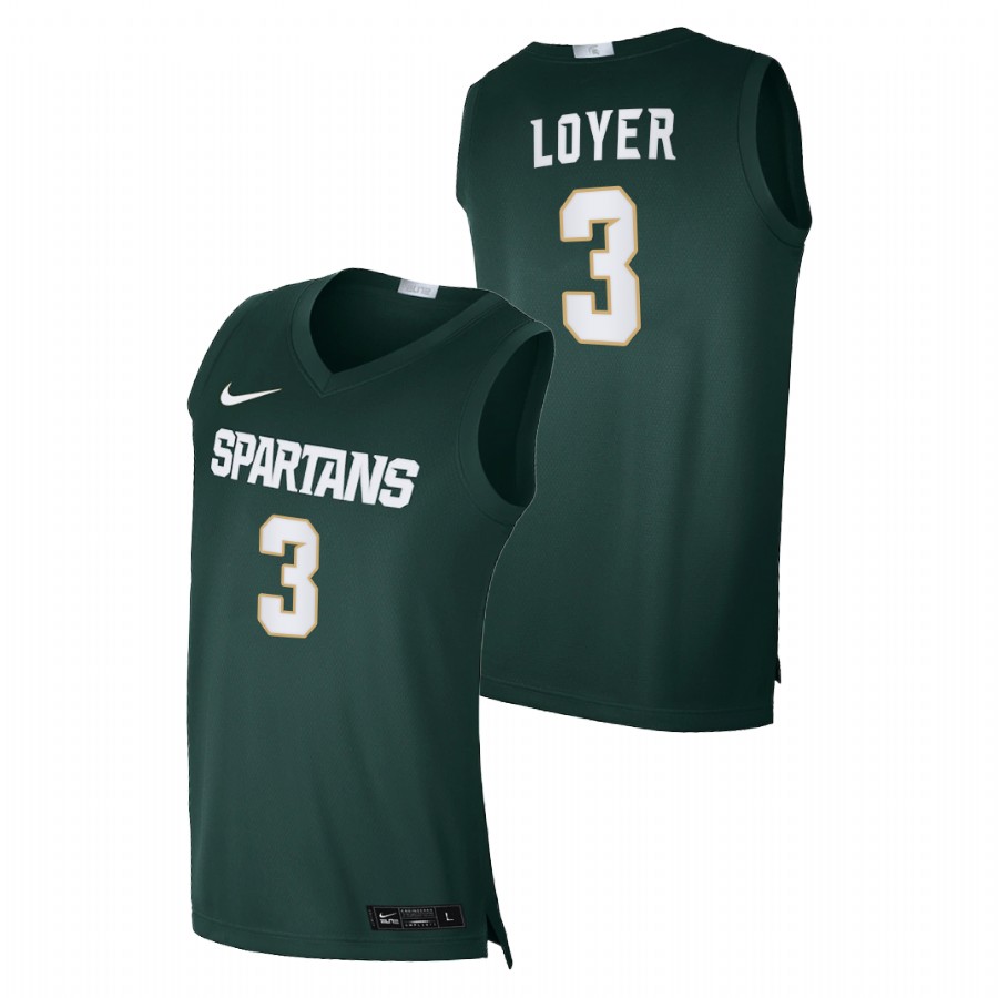 Green Men's Jersey Michigan State Spartans Foster Loyer Green Alumni Limited College Basketball Jersey