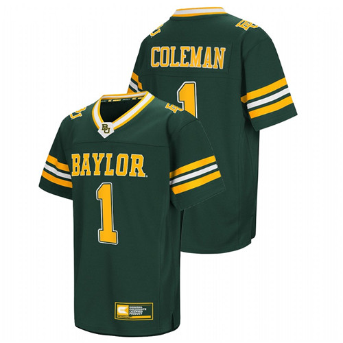 Green Men Baylor Bears Corey Coleman College Football NFL Alumni Classic Jersey