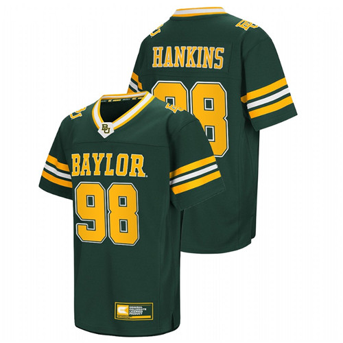 Green Men Baylor Bears Isaiah Hankins College Football Classic Jersey
