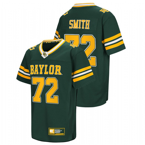 Green Men Baylor Bears Jason Smith College Football NFL Alumni Classic Jersey