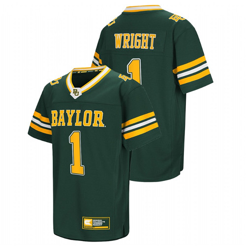 Green Men Baylor Bears Kendall Wright College Football NFL Alumni Classic Jersey