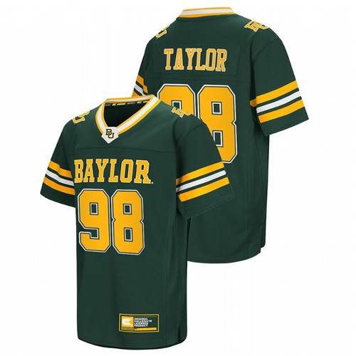 Green Men Baylor Bears Phil Taylor College Football NFL Alumni Classic Jersey