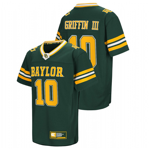 Green Men Baylor Bears Robert Griffin III College Football NFL Alumni Classic Jersey