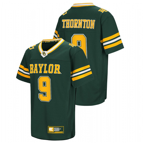 Green Men Baylor Bears Tyquan Thornton College Football Classic Jersey
