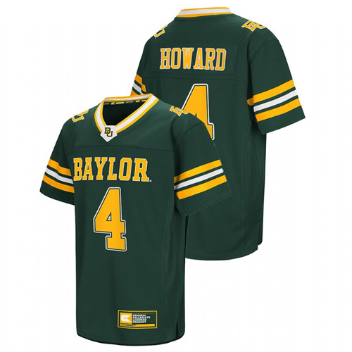 Green Men Baylor Bears Xavien Howard College Football NFL Alumni Classic Jersey