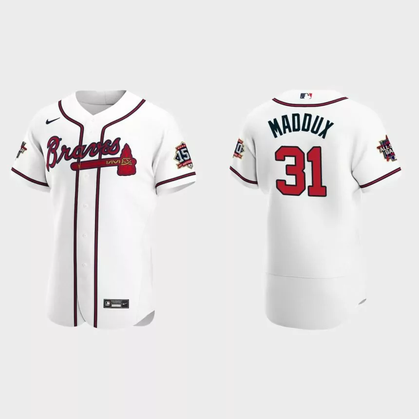 Greg Maddux #31 Atlanta Braves 2021 MLB All-Star Game Authentic Jersey – White
