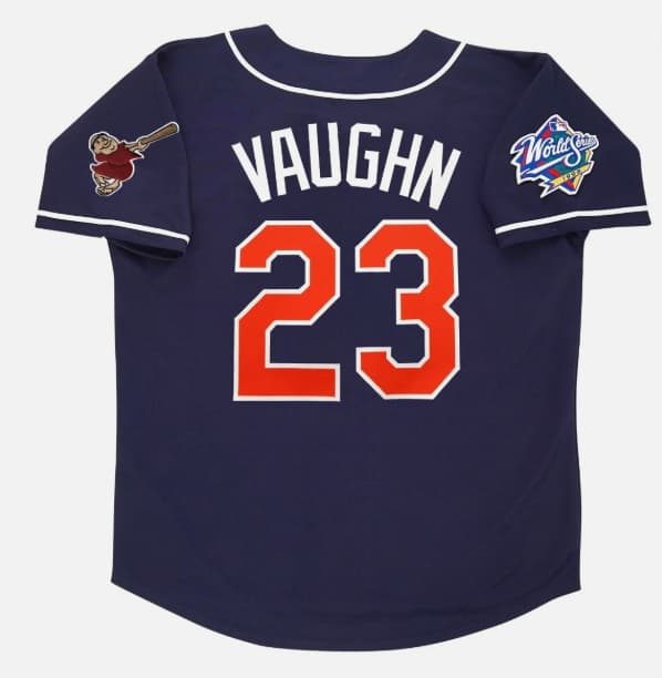 Greg Vaughn San Diego Padres 1998 World Series Alt Navy Jersey