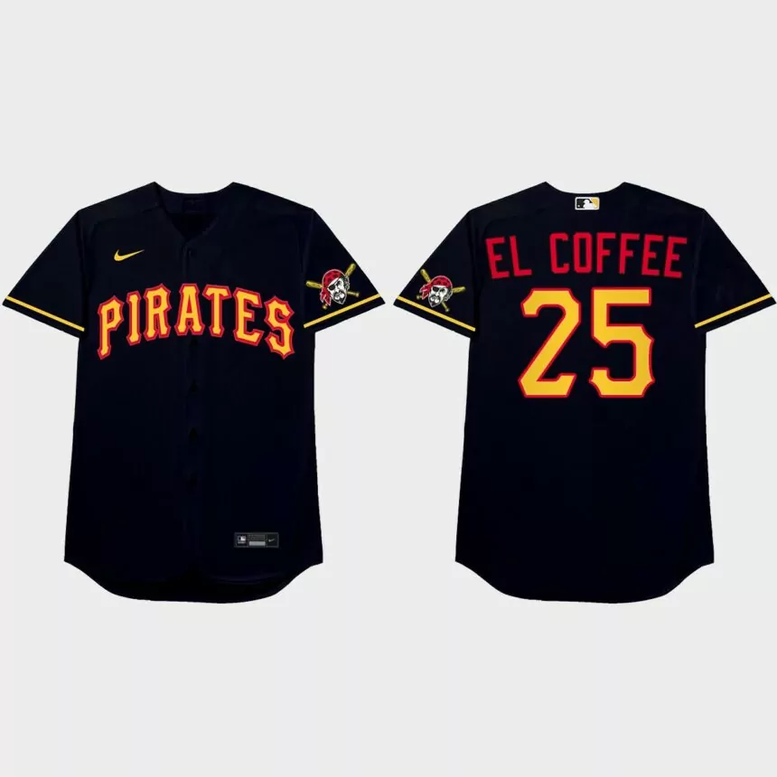 Gregory Polanco 2021 Players’ Weekend El Coffee Nickname Jersey – Blue