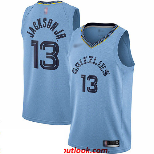 Grizzlies #13 Jaren Jackson Jr. Light Blue Basketball Swingman Statement Edition Jersey
