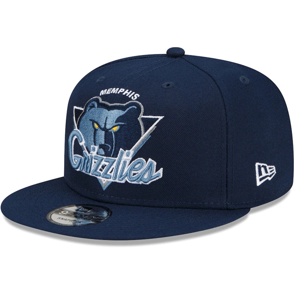 Grizzlies Navy Snapback Hat --TX