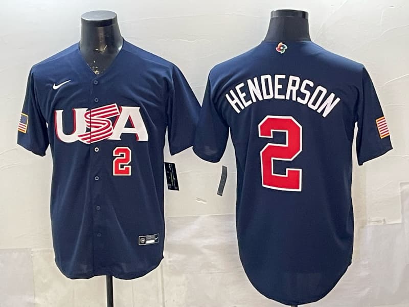 Gunnar Henderson #2    2026 Wbc Jersey
