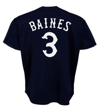HAROLD BAINES Chicago White Sox 1981 Away Majestic Throwback Baseball Jersey