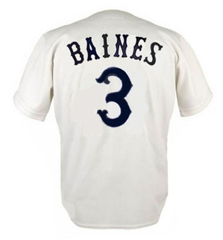 HAROLD BAINES Chicago White Sox 1981 Home Majestic Throwback Baseball Jersey