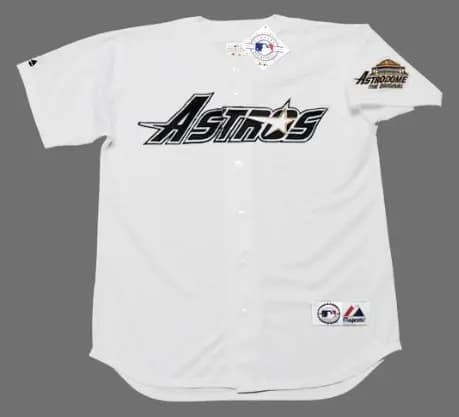 HOUSTON ASTROS 1990's Majestic Throwback Home Jersey Customized