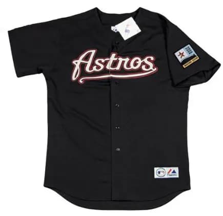 HOUSTON ASTROS 2000 Majestic Throwback Alternate Jersey Customized