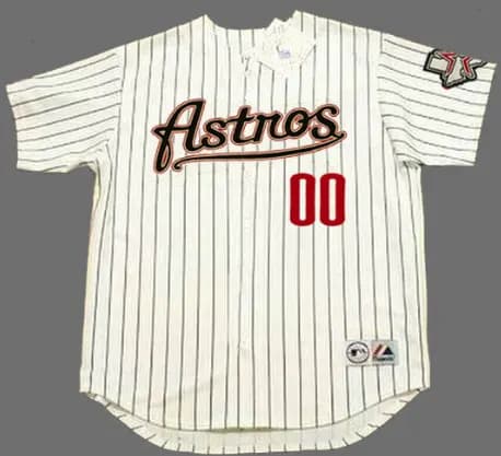 HOUSTON ASTROS 2004 Majestic Throwback Home Jersey Customized