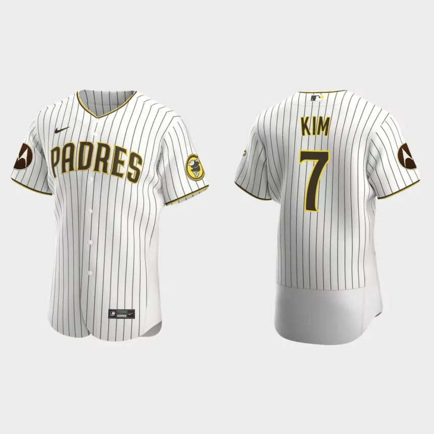 Ha-Seong Kim San Diego Padres 2023 Motorola Patch Authentic Jersey – White