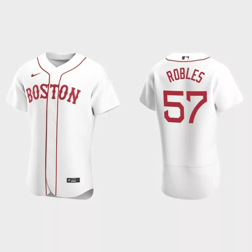 Hansel Robles Boston Red Sox Authentic Alternate Jersey – White