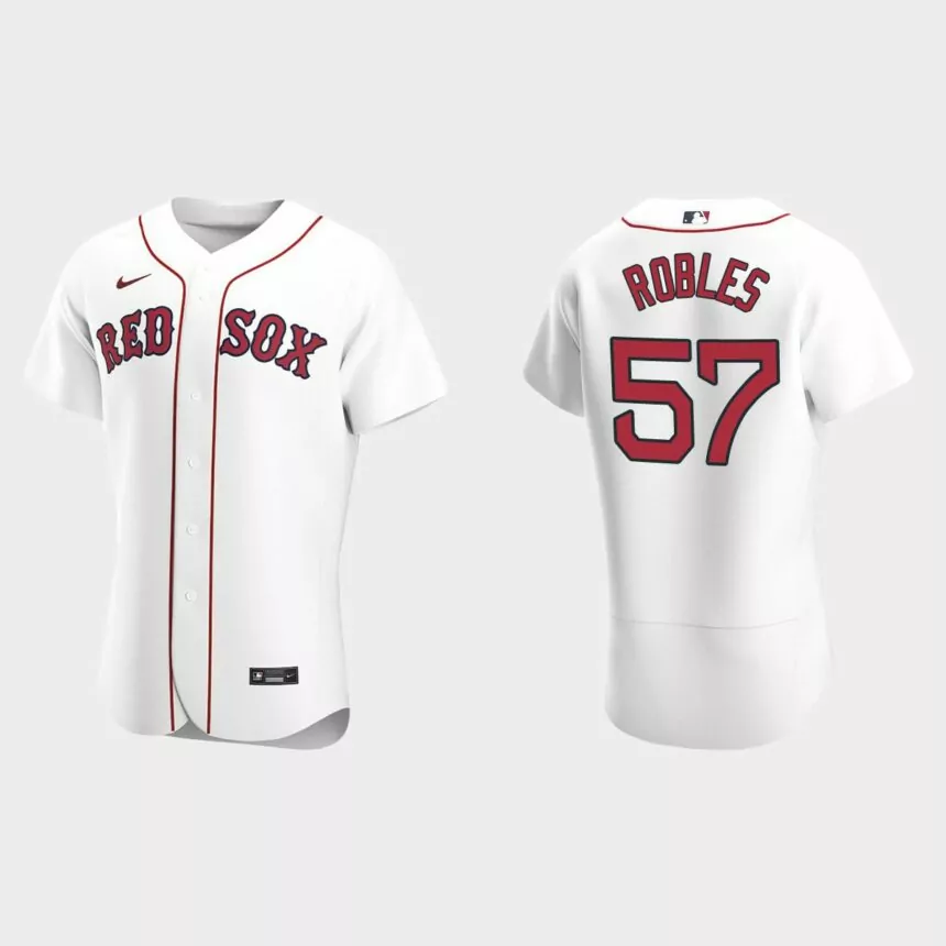 Hansel Robles Boston Red Sox Authentic Home Jersey – White