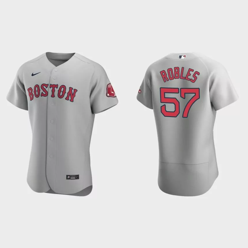 Hansel Robles Boston Red Sox Authentic Road Jersey – Gray