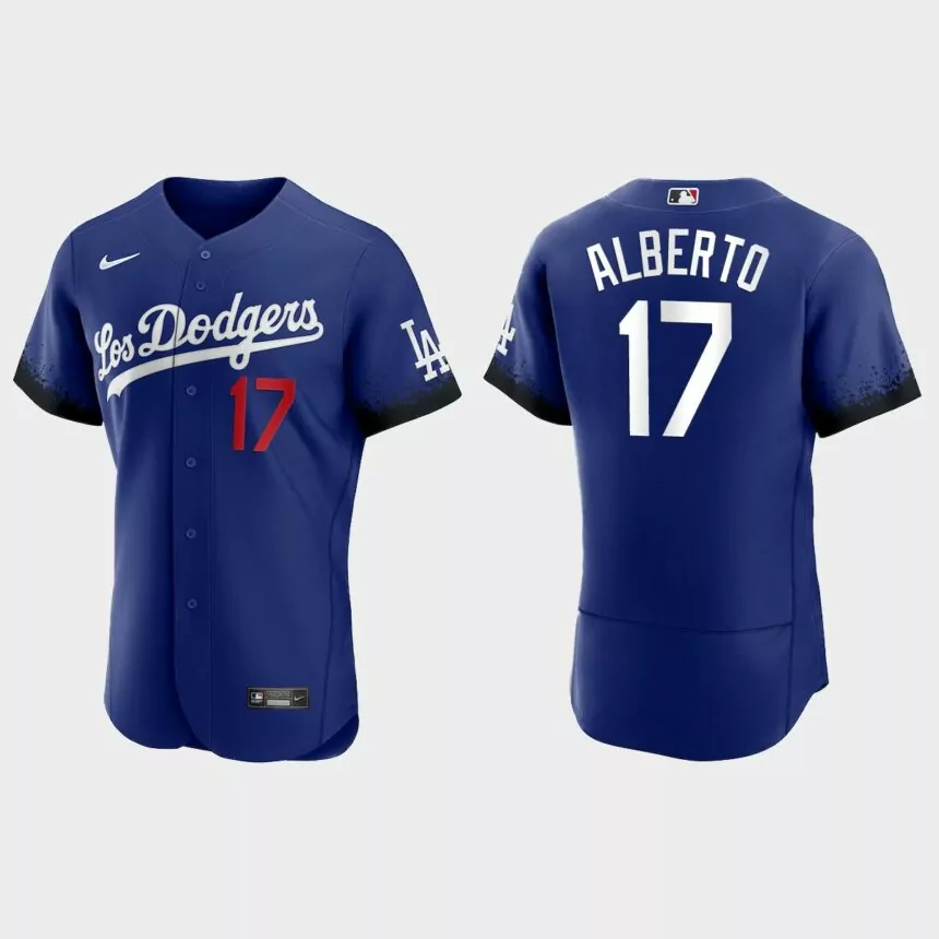 Hanser Alberto Los Angeles Dodgers 2021 City Connect Authentic Jersey – Royal