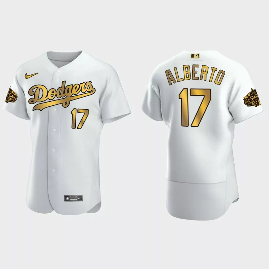 Hanser Alberto Los Angeles Dodgers 2022 MLB All-Star Game Jersey – White Gold