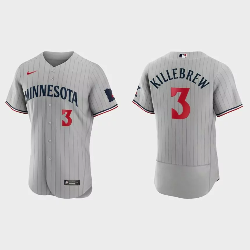 Harmon Killebrew Minnesota Twins 2023 Authentic Jersey – Gray