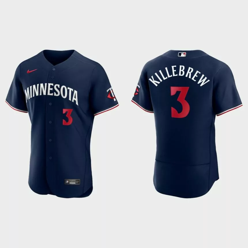 Harmon Killebrew Minnesota Twins 2023 Authentic Jersey – Navy