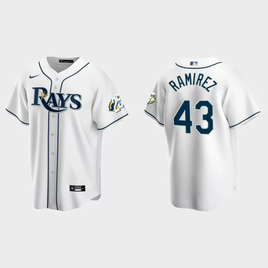 Harold Ramirez Tampa Bay Rays 25th Anniversary Replica Jersey – White