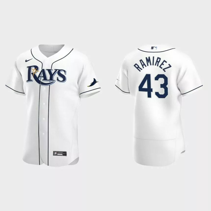 Harold Ramirez Tampa Bay Rays Authentic Home Jersey – White