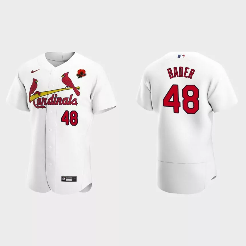 Harrison Bader St. Louis Cardinals 2021 Memorial Day Authentic Jersey – White
