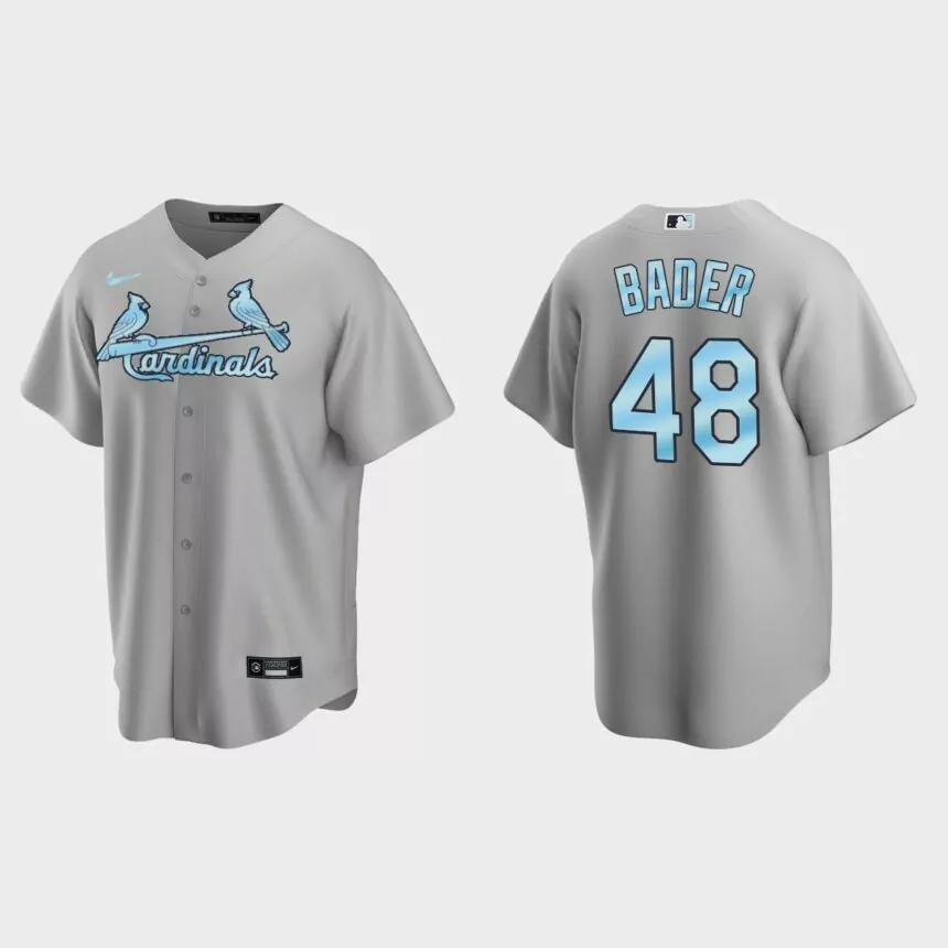 Harrison Bader St. Louis Cardinals 2022 Father’s Day Replica Jersey – Gray