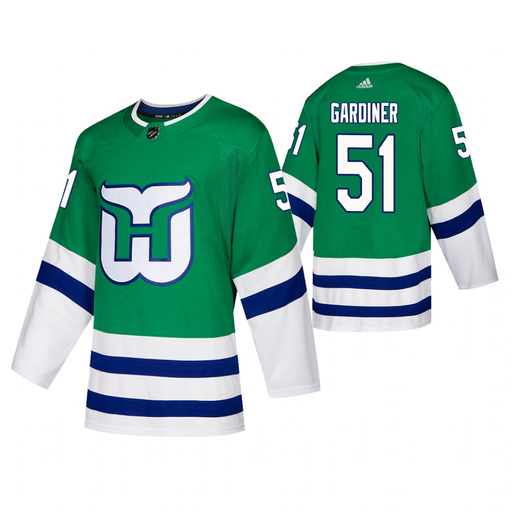 Hartford Whalers Jake Gardiner Green Authentic Heritage Jersey