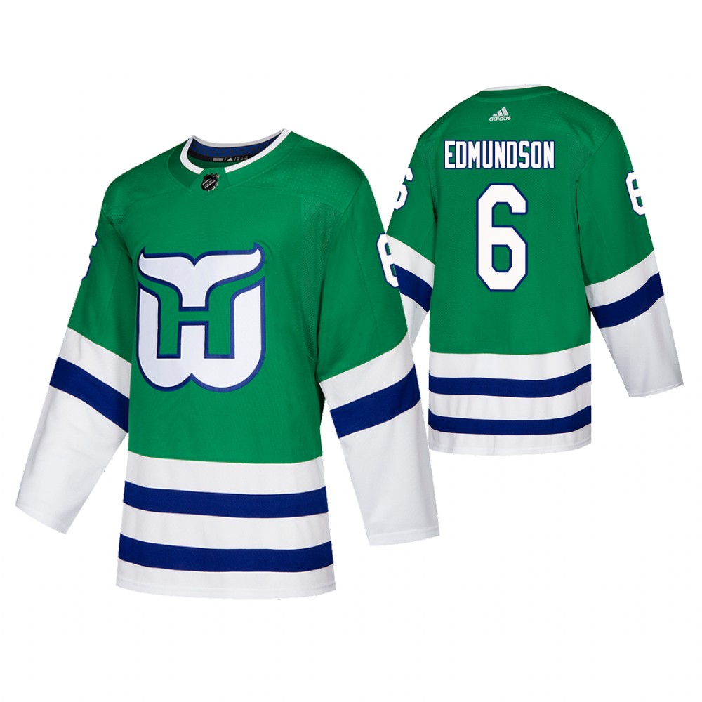 Hartford Whalers Joel Edmundson Green Authentic Heritage Jersey