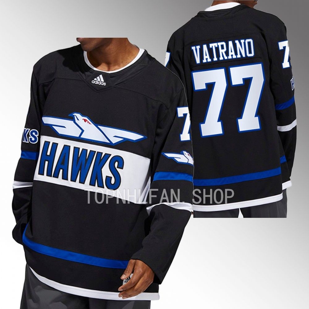 Hawks Anaheim Ducks Frank Vatrano Black Authentic Jersey men's