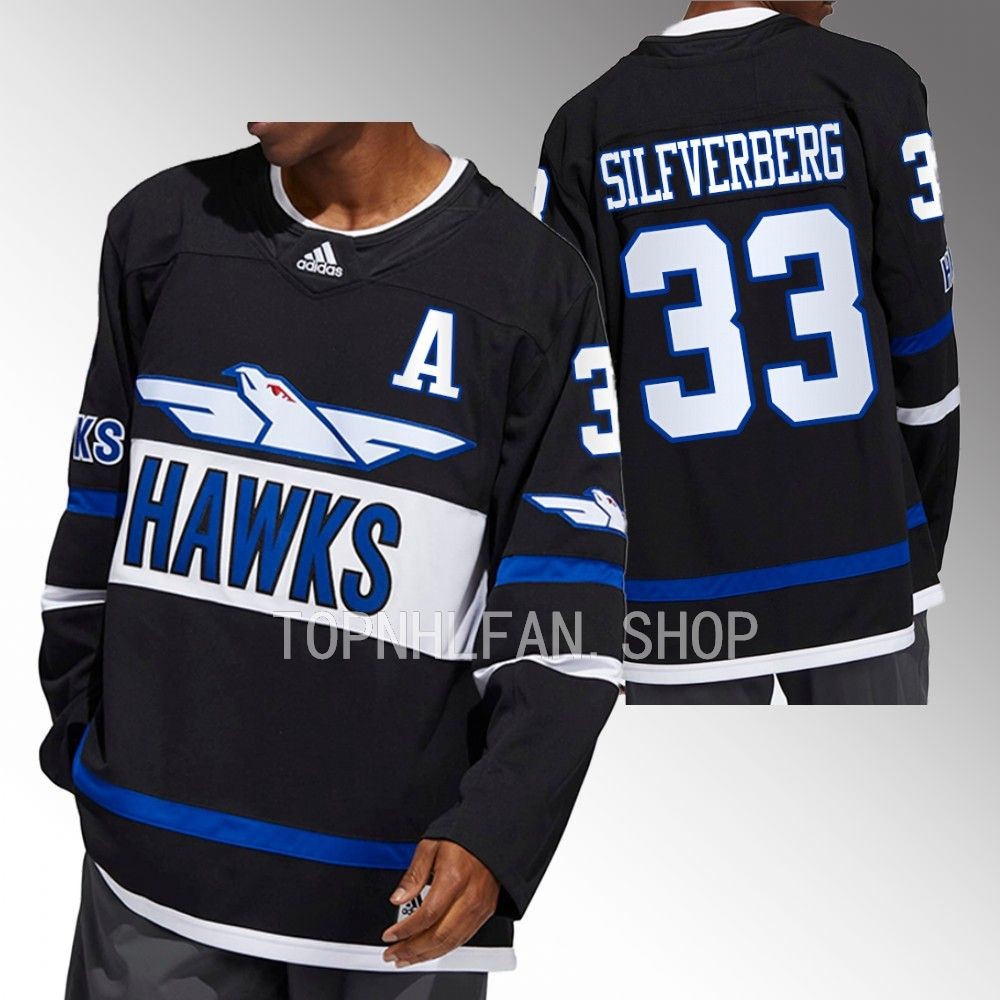 Hawks Anaheim Ducks Jakob Silfverberg Black Authentic Jersey men's