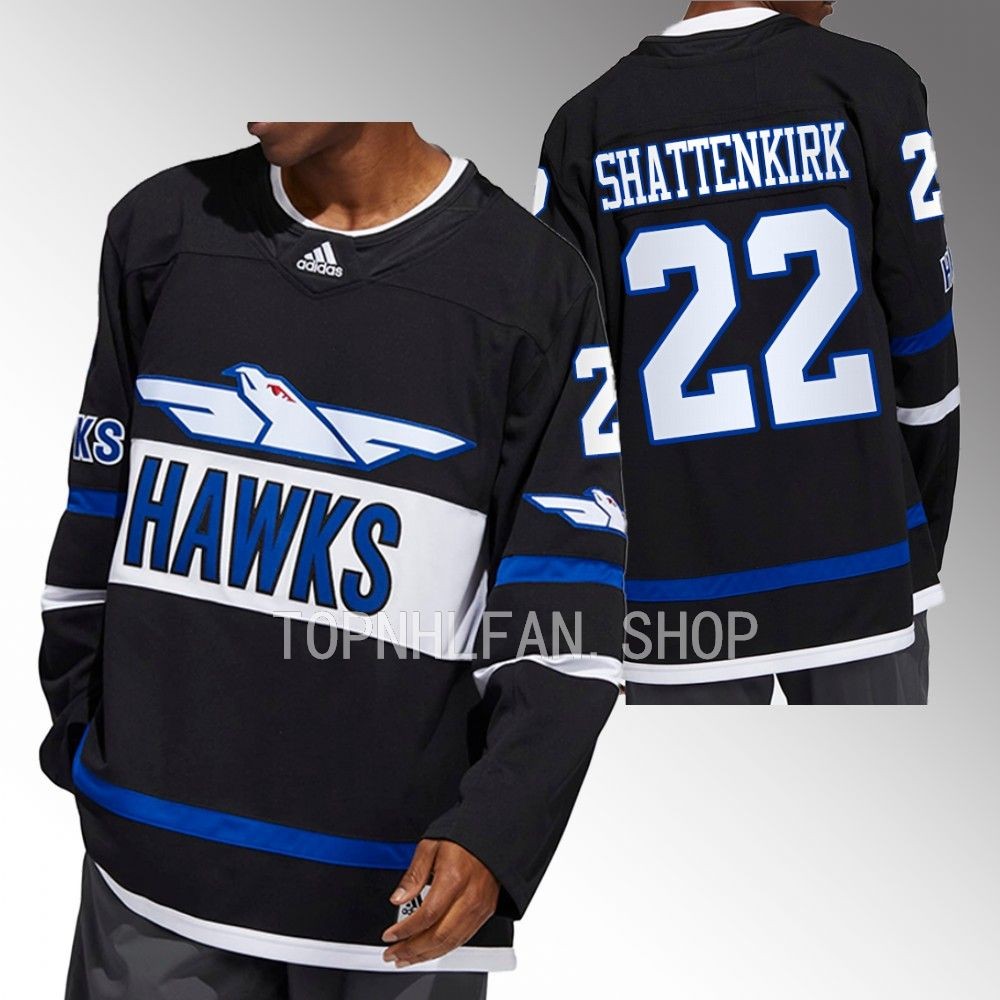 Hawks Anaheim Ducks Kevin Shattenkirk Black Authentic Jersey men's