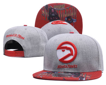 Hawks Fresh Logo Gray Adjustable Hat LH