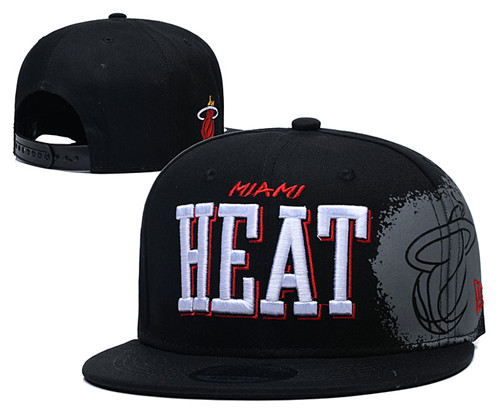 Heat Team Logo Black Adjustable Hat YD 1