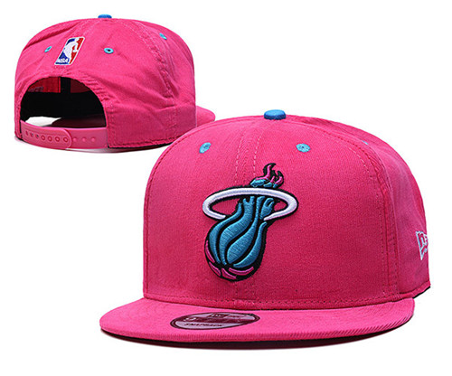 Heat Team Logo Pink Adjustable Hat TX