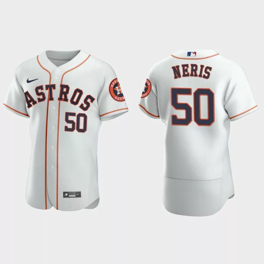 Hector Neris Houston Astros Authentic Home Jersey – White