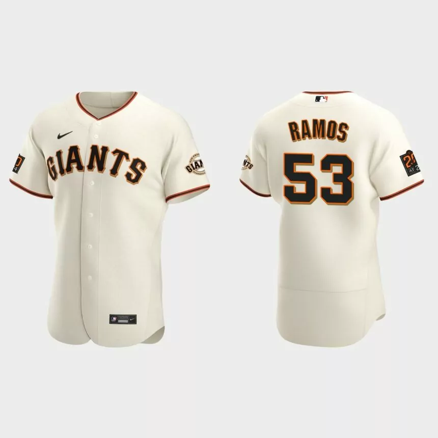 Heliot Ramos San Francisco Giants Authentic Home Jersey – Cream