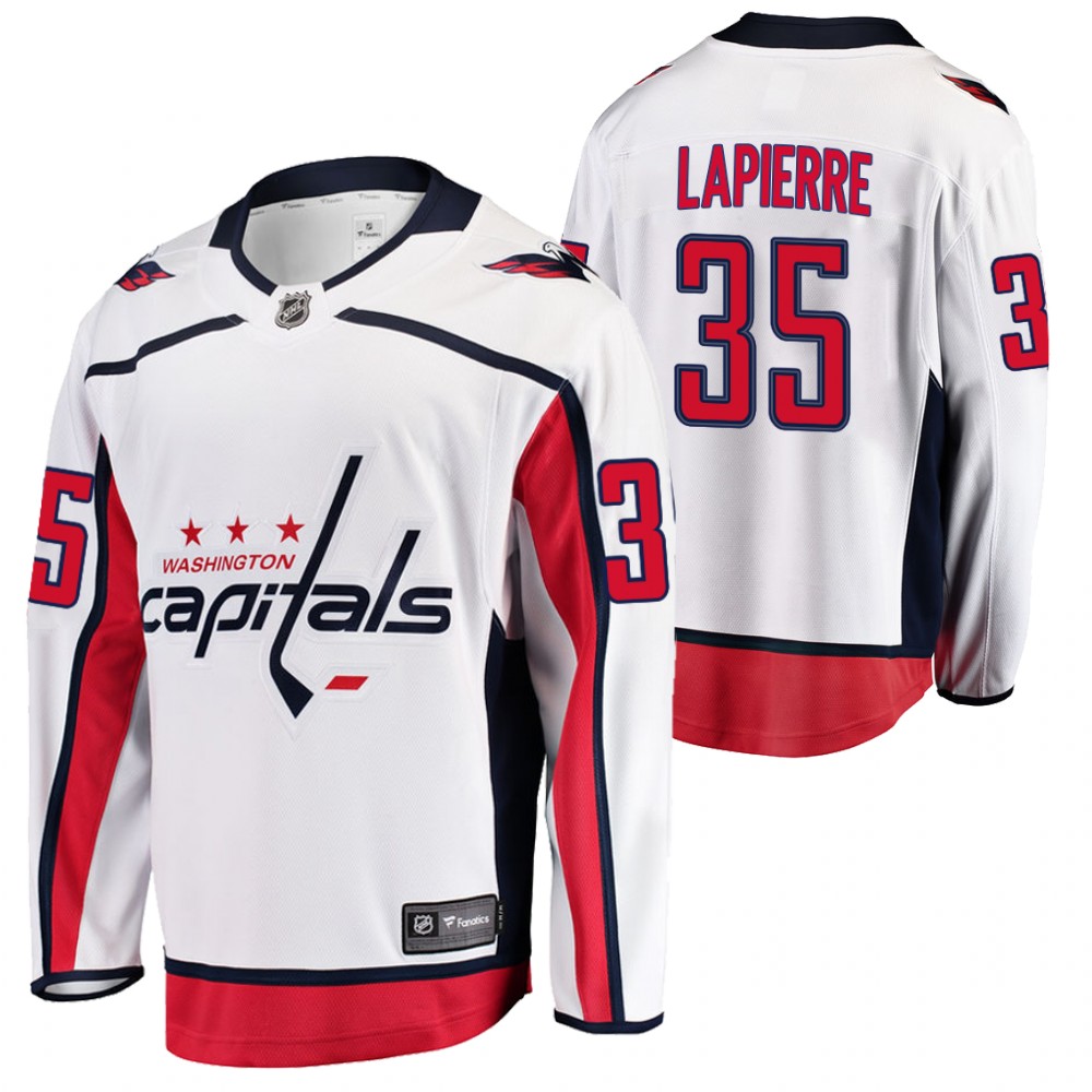 Hendrix Lapierre Washington Capitals 2020 NHL Draft White Away Jersey