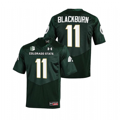 Henry Blackburn Colorado State Rams Green 2022 College Football Jersey