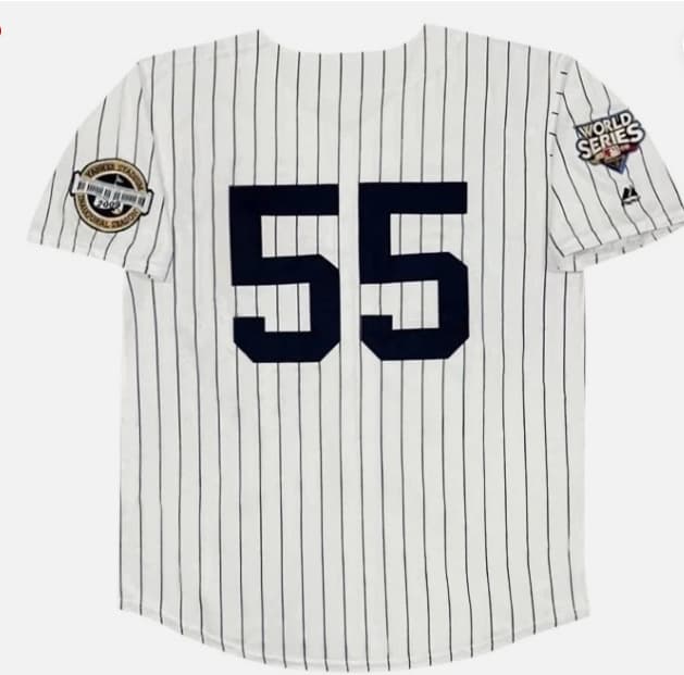 Hideki Matsui 2009 New York Yankees World Series White Home Jersey Men’s Large