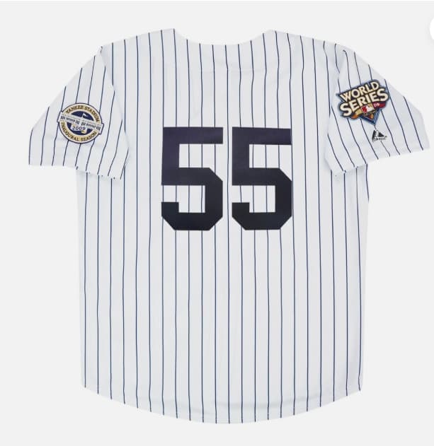Hideki Matsui 2009 New York Yankees World Series White Home Men's Jersey