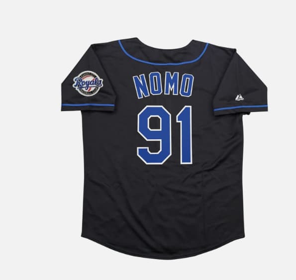 Hideo Nomo Kansas City Royals Home  Road Alternate  Men's Jersey